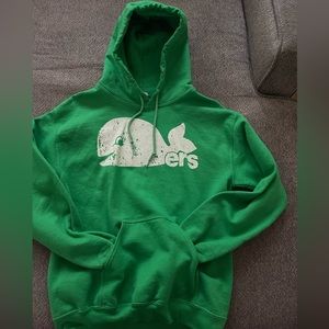 Unisex Green Whalers Hoodie